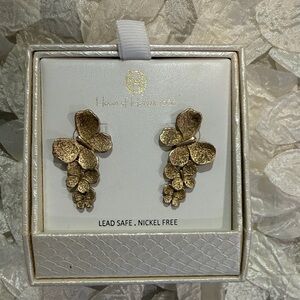 House of Harlow 1960 Gold Butterfly Earrings